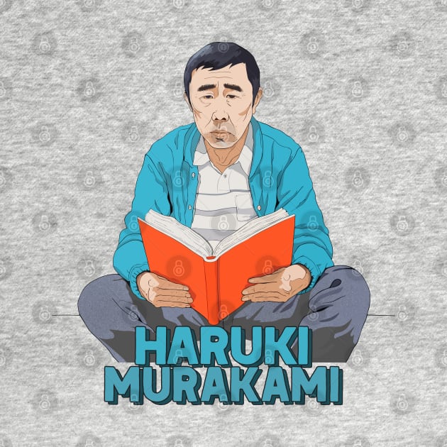 Haruki Murakami 村上 春樹 ---- Retro Fan Art Design by DankFutura